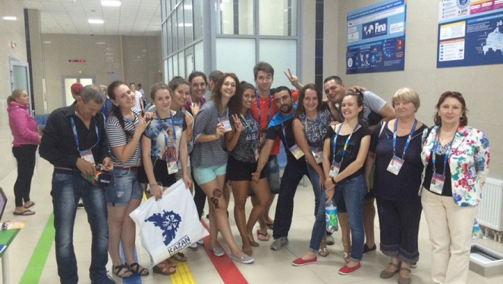Волонтеры КубГАУ на 16 Чемпионате мира ФИНА по водным видам спорта