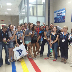 Волонтеры КубГАУ на 16 Чемпионате мира ФИНА по водным видам спорта