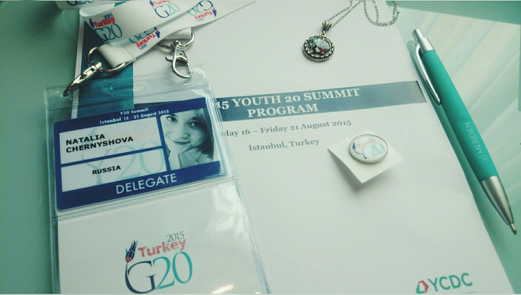 Аспирантка Кубанского ГАУ на саммите Y20!