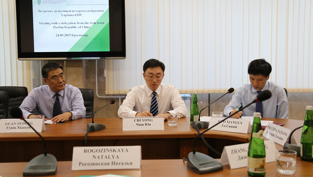 Соглашение о сотрудничестве двух аграрных вузов Краснодара и Китая подписано!