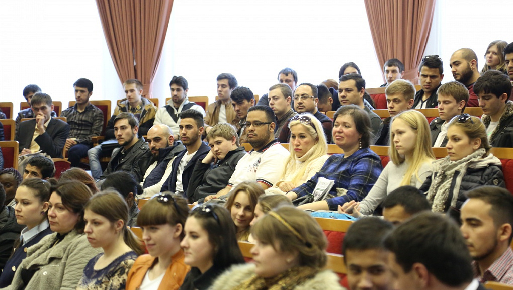 Meeting with foreign students of KubSAU