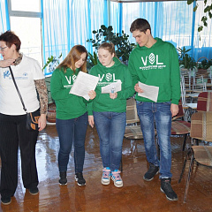 Волонтеры КубГАУ в центре событий