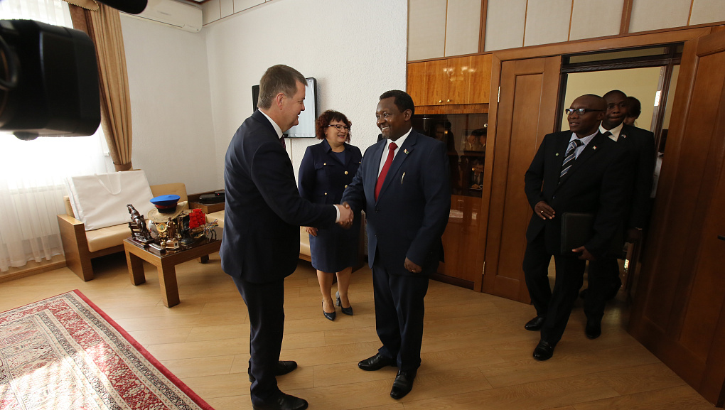 The delegation from Burundi visited Kuban SAU