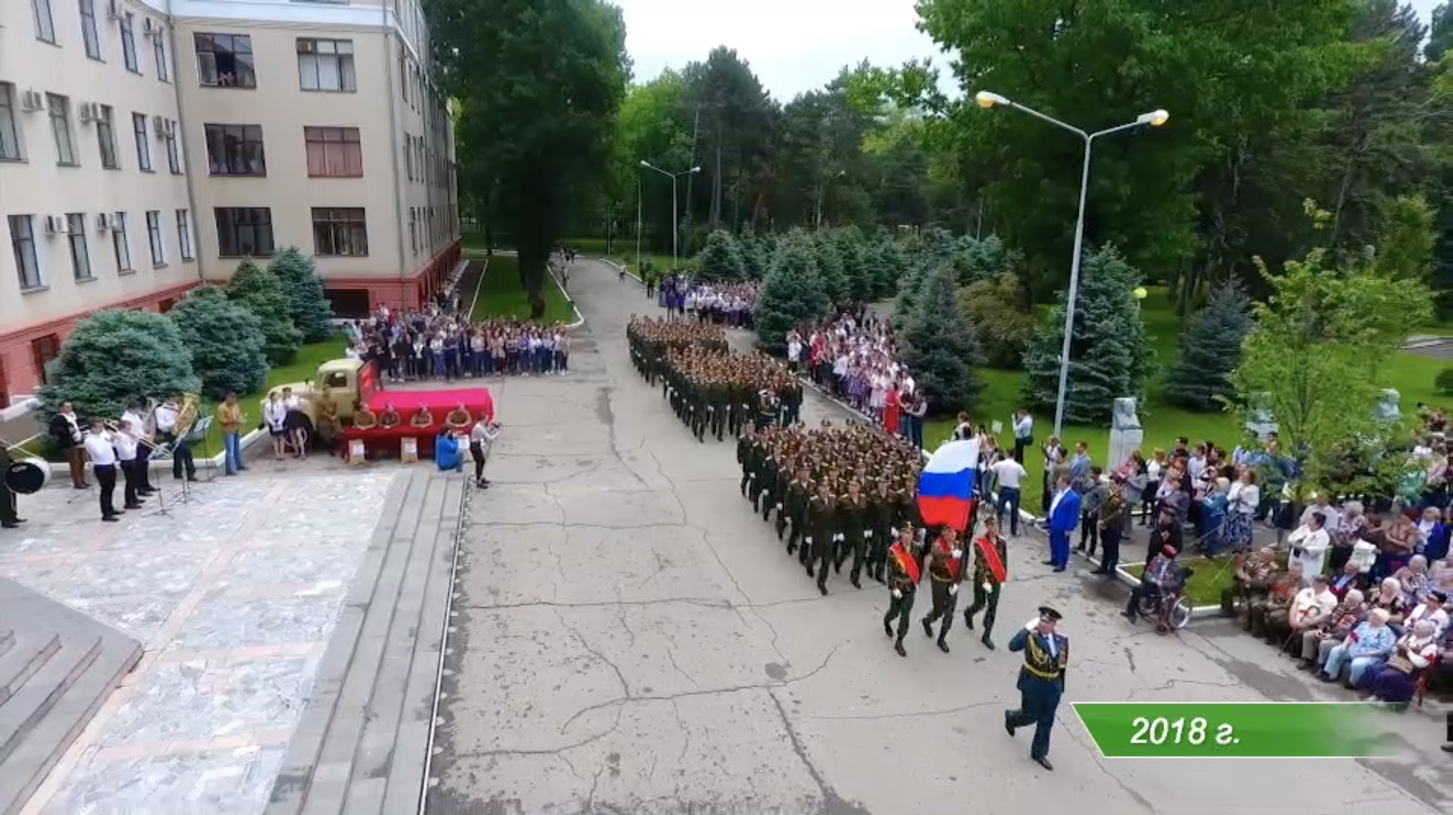 Парад Победы в КубГАУ: сквозь года