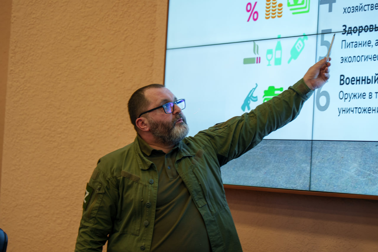 Лекция о мышлении и ответственности с советником главы ДНР Игорем Кимаковским