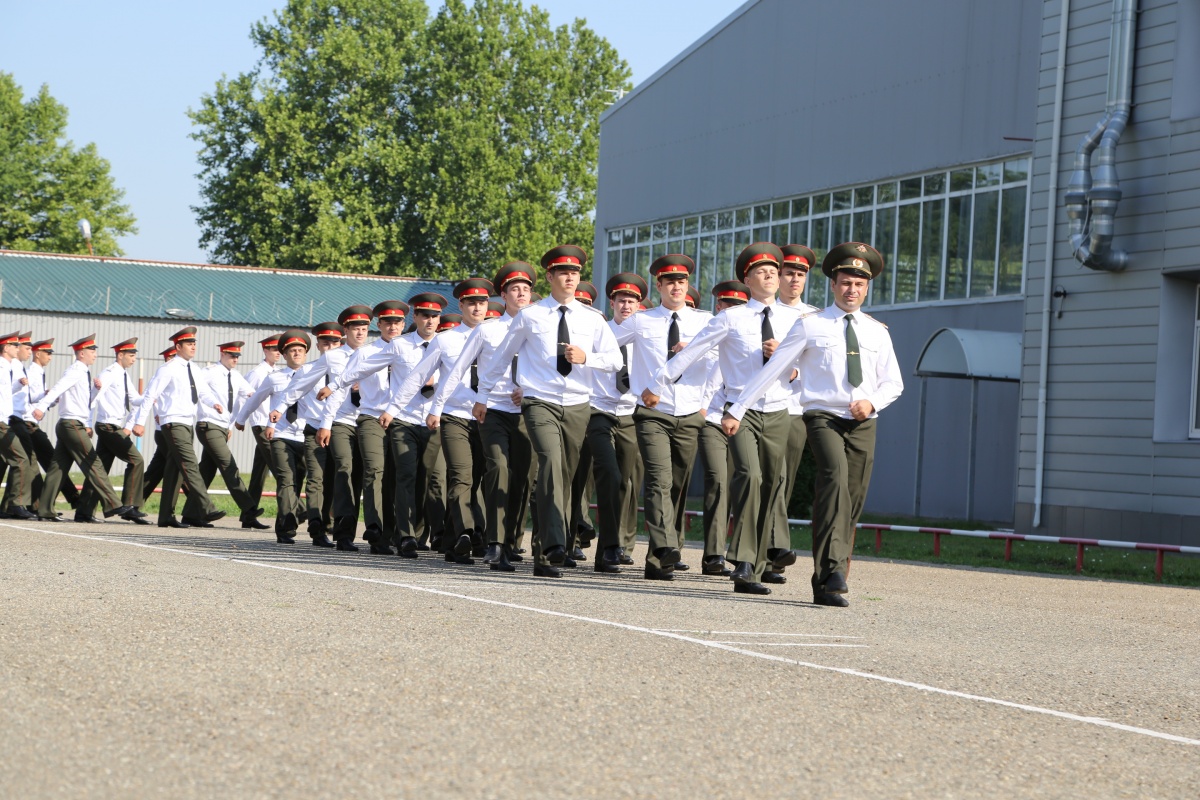 Выпускной в Учебном военном центре КубГАУ 