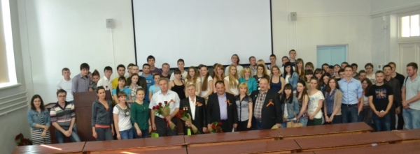 Встреча студентов с ветеранами ликвидации аварии на Чернобыльской АЭС