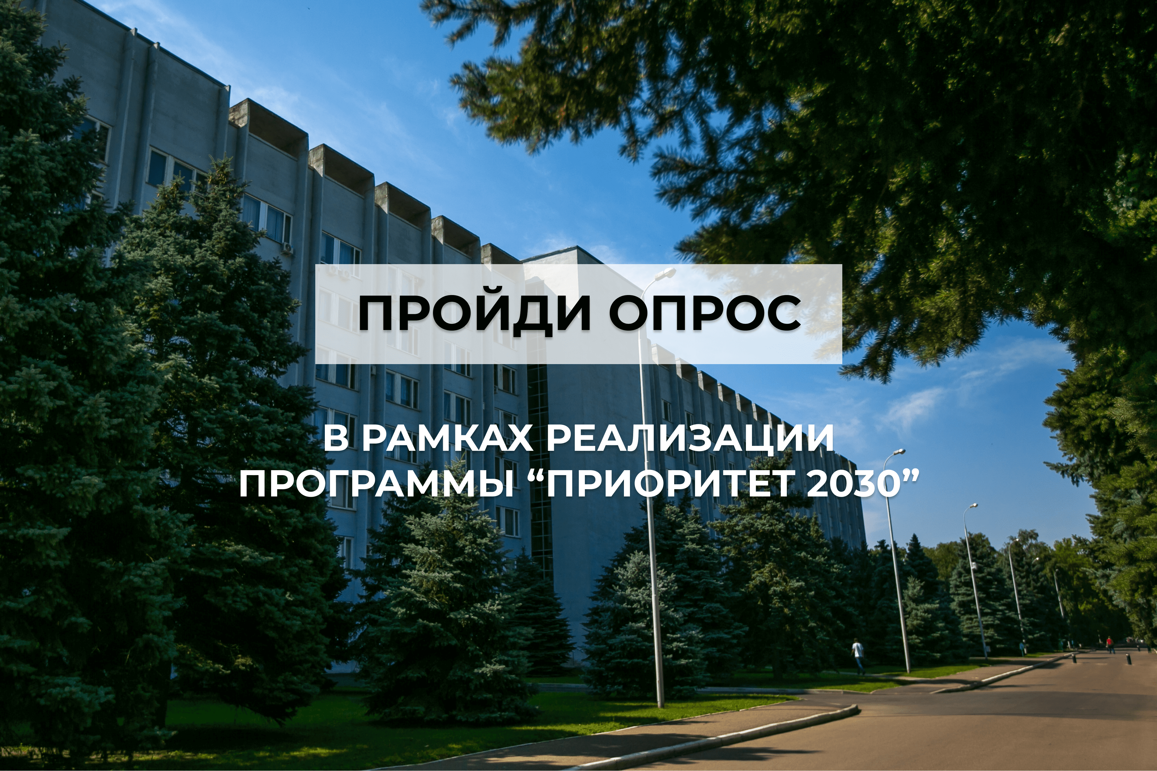 Пройди опрос в рамках реализации программы "Приоритет 2030"