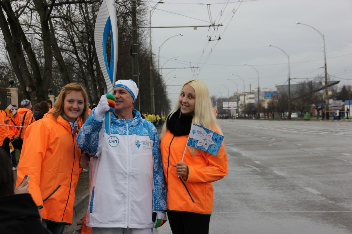 В Краснодаре зажжен паралимпийский огонь!