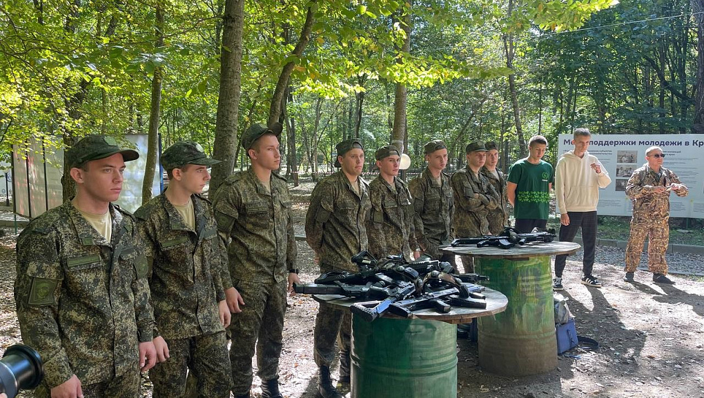 Студенты КубГАУ на военно-тактической игре «Рекрут»