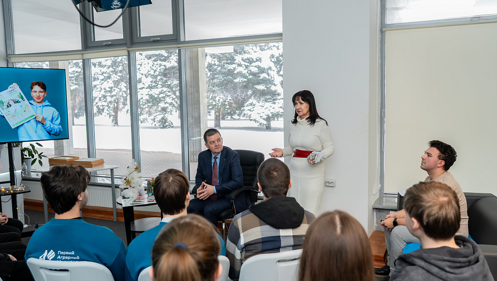 Ректор встретился с участниками «Первого Аграрного» медиацентра