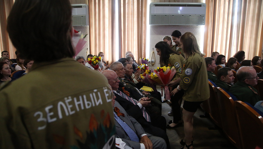 В КубГАУ отметили годовщину Победы