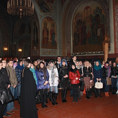 Экскурсия студентов КубГАУ в Свято-Екатерининский кафедральный собор