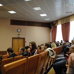 Встреча студентов юрфака КубГАУ с полковником МВД  В. И.Новоковским