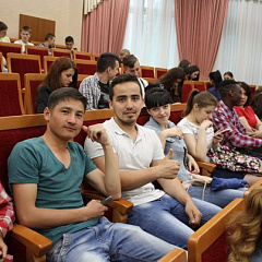 Собрание с иностранными студентами