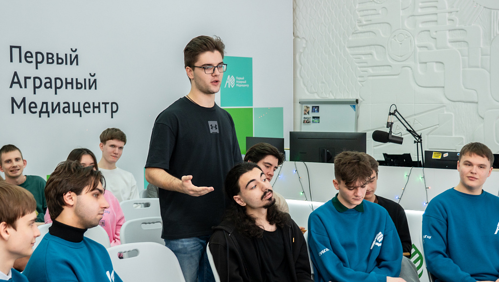Ректор встретился с участниками «Первого Аграрного» медиацентра