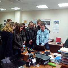 Посещение студентами презентации геодезических приборов и технологий в «Навгеоком-Юг»