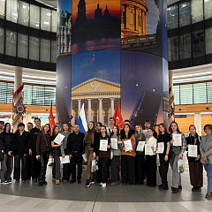 Студенты факультета «Финансы и кредит» КУБГАУ завершили выездной модуль в Санкт-Петербурге 