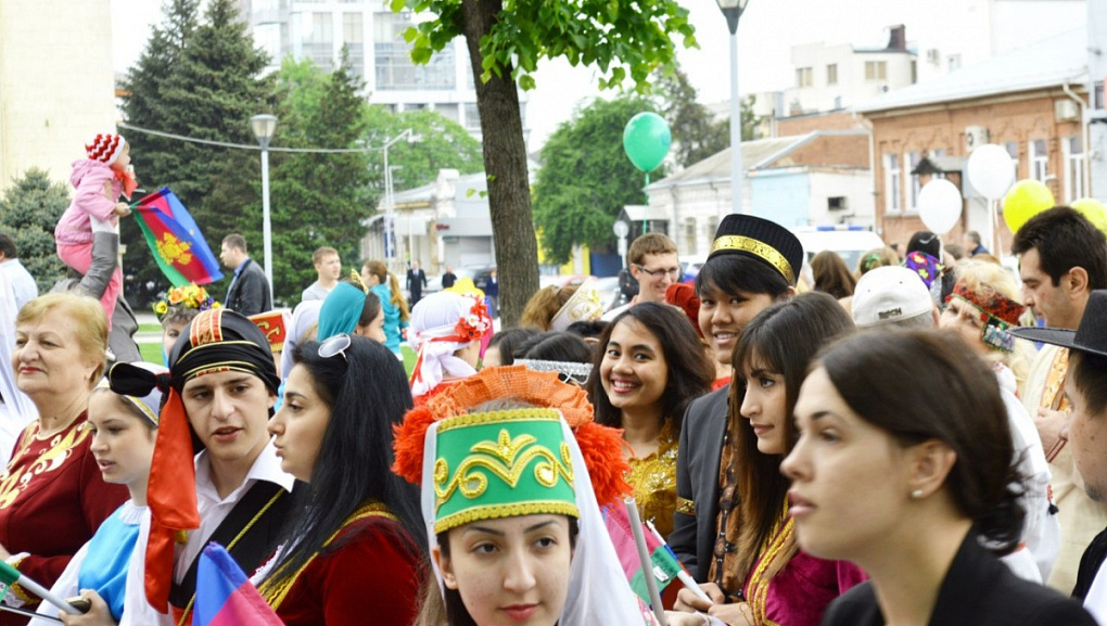 May-Day parade in Krasnodar