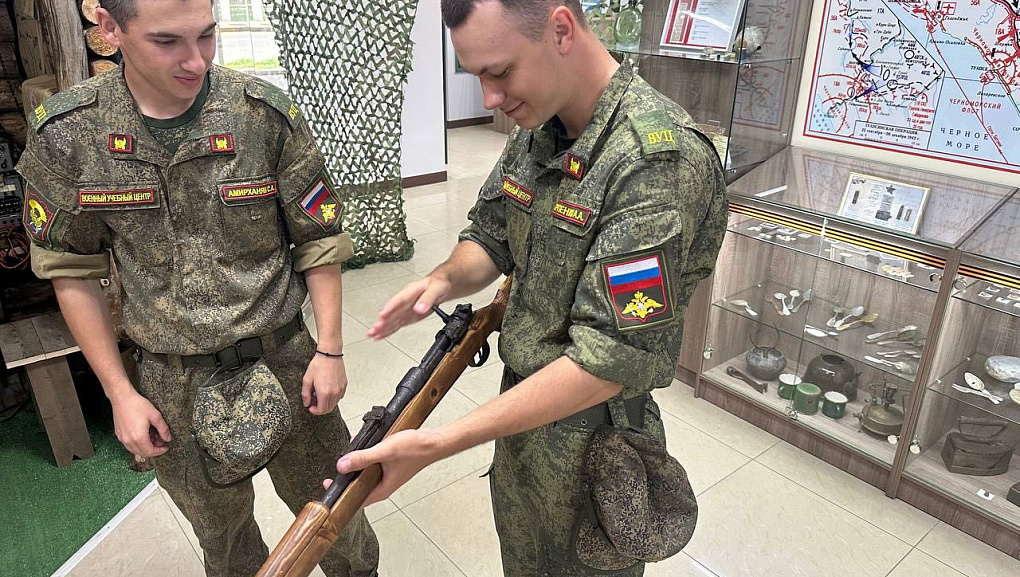 Курсанты ВУЦ, будущие сержанты запаса посетили музеи Славянска-на-Кубани