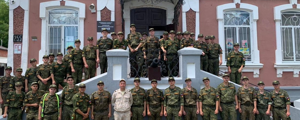 Курсанты ВУЦ, будущие сержанты запаса посетили музеи Славянска-на-Кубани