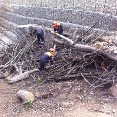 Бойцы СТО «Зодчий» на строительстве объектов в Адлере