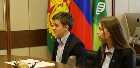 Лидеры студенческого движения встретились с ректором КубГАУ