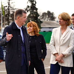 Глава Минсельхоза РФ Оксана Лут посетила учхоз «Краснодарское»