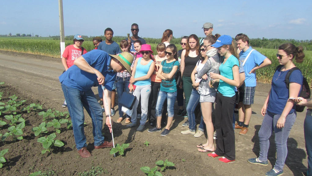 Первая практика студентов факультета агрохимии и почвоведения