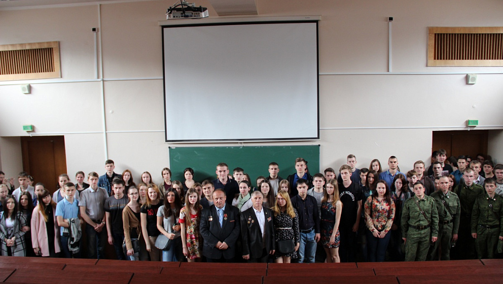 Встреча студентов КубГАУ с ветеранами ликвидации Чернобыльской АЭС
