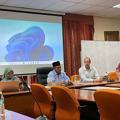 KubGAU lecturers give lectures at the University of Malaya