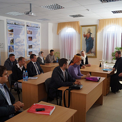 Встреча совета воспитателей КубГАУ с духовенством  храма Рождества Христова