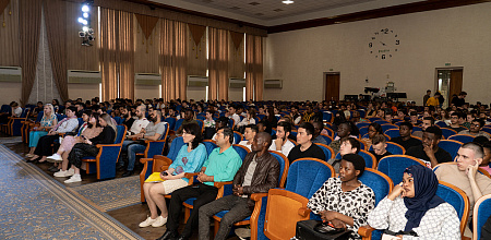 Meeting with foreign students at Kuban State Agrarian University