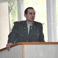 Встреча со старшим лейтенантом полиции А. А. Чеботаевым