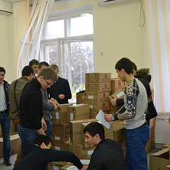 Новогодние подарки отправили детям из Донецкой и Луганской областей!