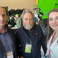 Студенты КубГАУ на конференции «Сторонники прямого посева»