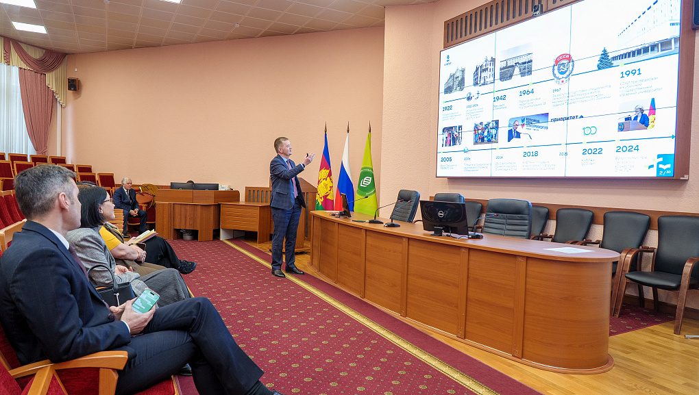 Делегация Воронежского ГАУ в Кубанском госагроуниверситете