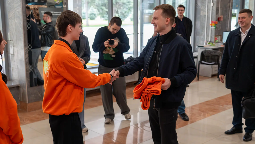 Добровольцы Кубани встретились с Артёмом Метелевым