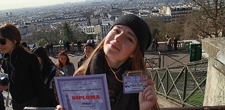 Представитель волонтерского движения КубГАУ в Париже