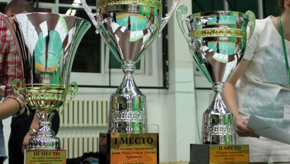 Поздравляем студентов Кубанского ГАУ, победителей и призеров чемпионата по армспорту VII зимней Универсиады вузов Минсельхоза России!