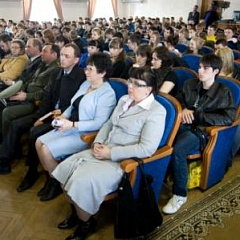 Встреча атамана Кубанского казачьего войска со студентами КубГАУ