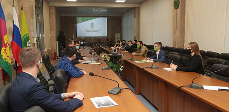 Встреча ректора Кубанского ГАУ со студенческим активом университета.