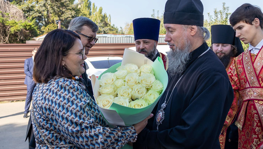 Чин закладки камня храма святой мученицы Татианы при Кубанском ГАУ