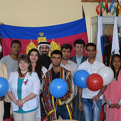 Иностранные студенты КубГАУ празднуют День России