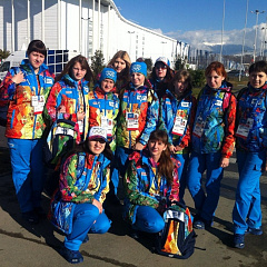 Волонтеры КубГАУ создавали Олимпийское настроение
