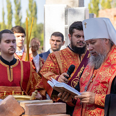 Чин закладки камня храма святой мученицы Татианы при Кубанском ГАУ