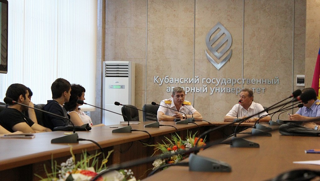 Руководитель СКР по Краснодарскому краю выразил благодарность КубГАУ