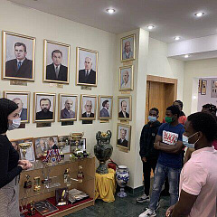 Иностранные первокурсники посетили музей КубГАУ 