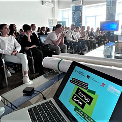 Бизнес-аналитики КубГАУ посетили StartUp Sprint от молодежных акселераторов Сбера