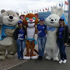 Наши волонтеры на открытии летнего сезона в Олимпийском парке!